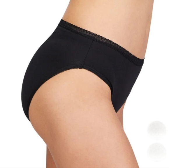 Natori Underwear 8 Pack Black Panties Size Small New Hi Cut Briefs - Picture 11 of 11